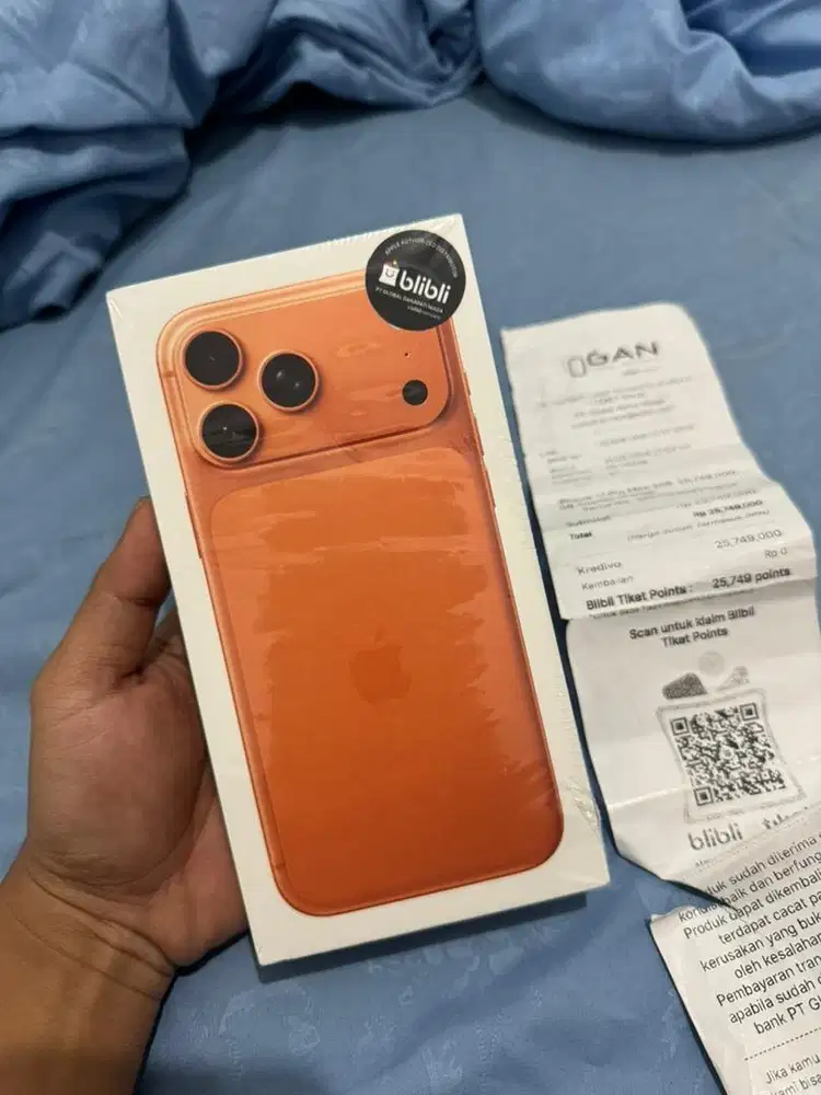 IPHONE 17 PROMAX 256 GB RESMI