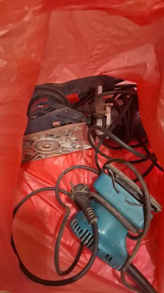 Mesin amplas 2 & 1 Mesin Trimmer Router