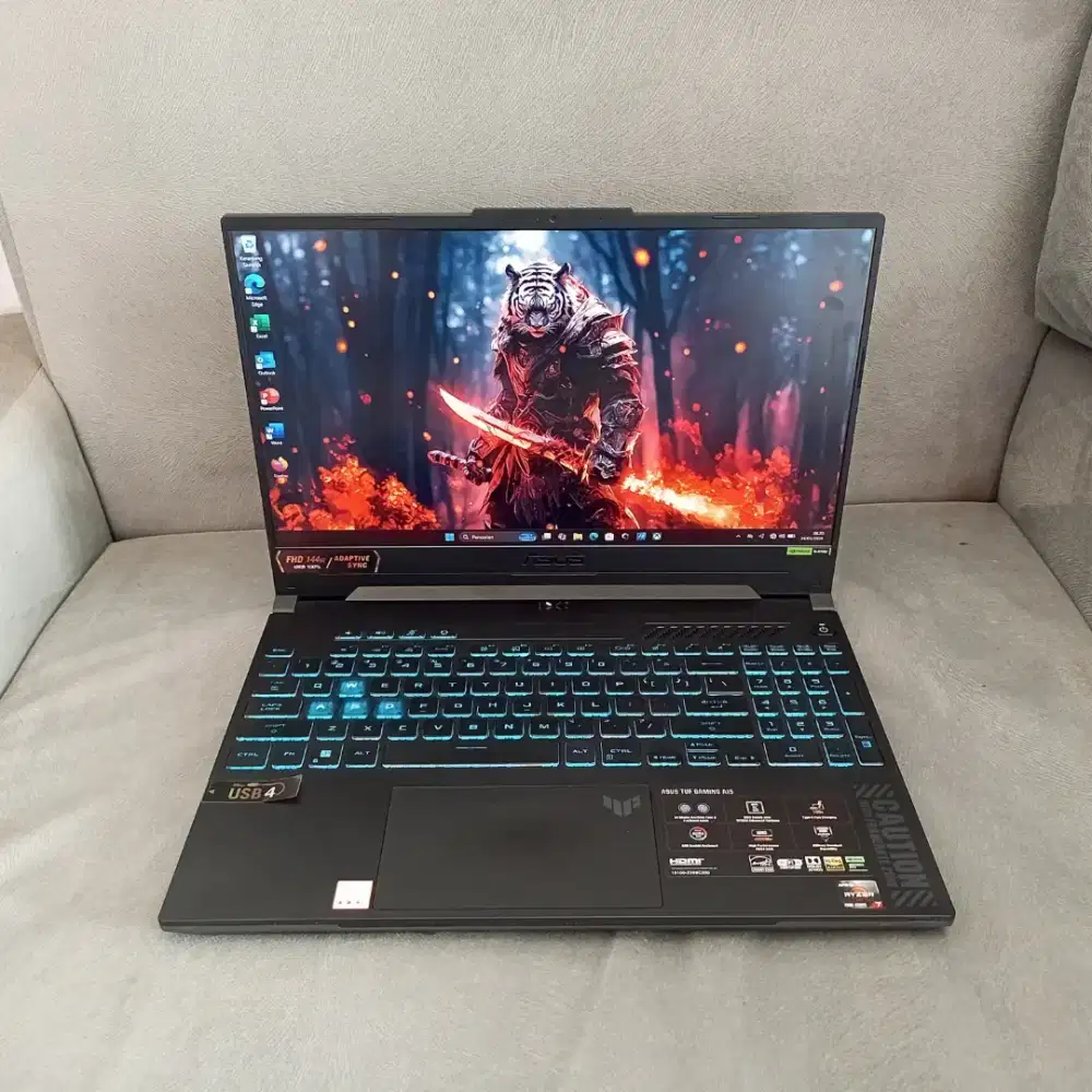 Asus TUF Ryzen 7-7735HS RTX4060 8GB RAM 16GB sRGB 100% Garansi Mei