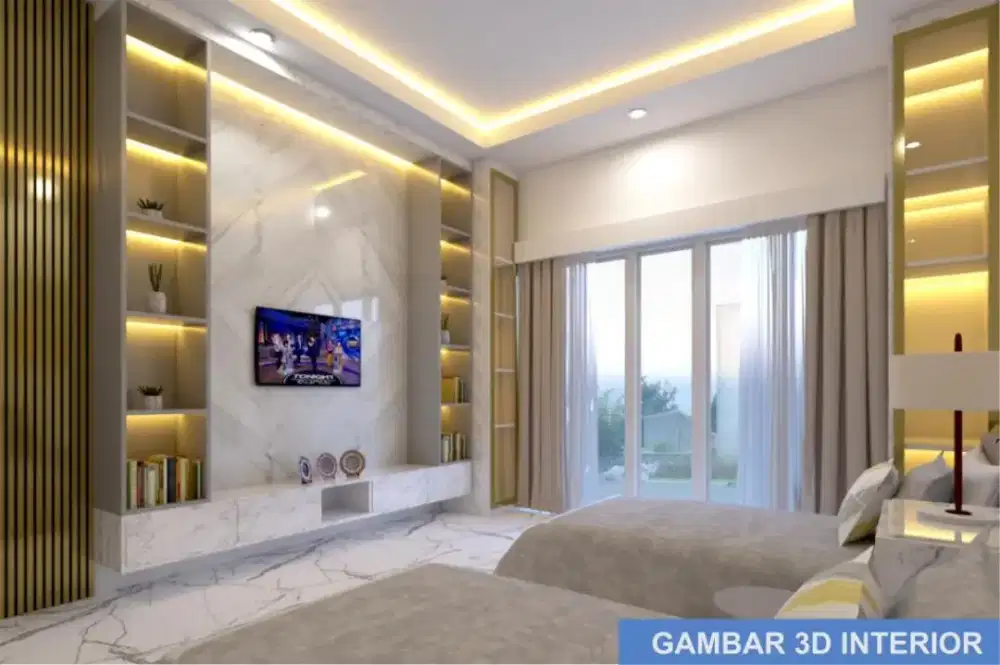 Jasa Gambar Desain Bangunan 3D & 2D Cad Arsitek Interior Exterior IMB