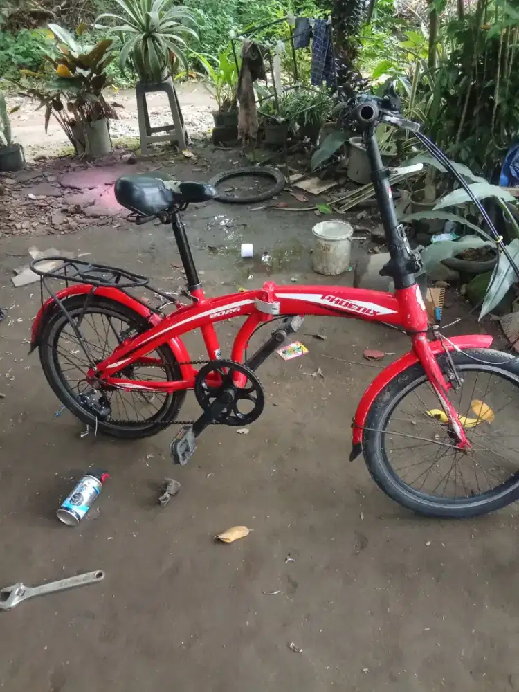Sepeda lipat 20 phonik normal gak mulus