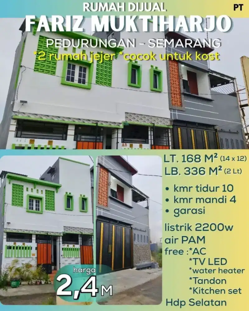 2 rumah mewah cocok untuk kos2an