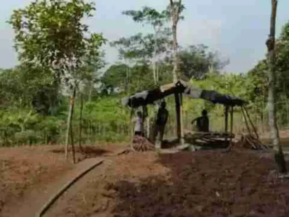 jual tanah murah LT 1,2 ha, ajb, nempel jalan kabupaten