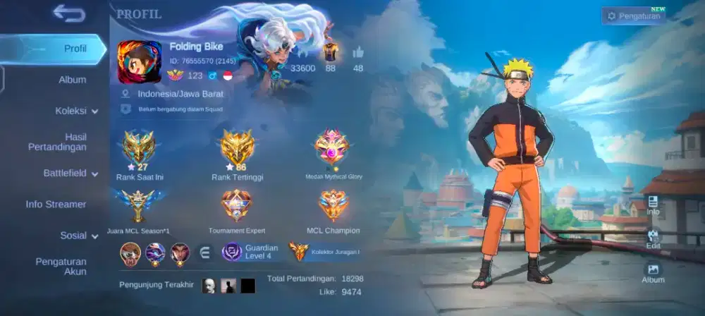 Mobile legend collector juragan 1