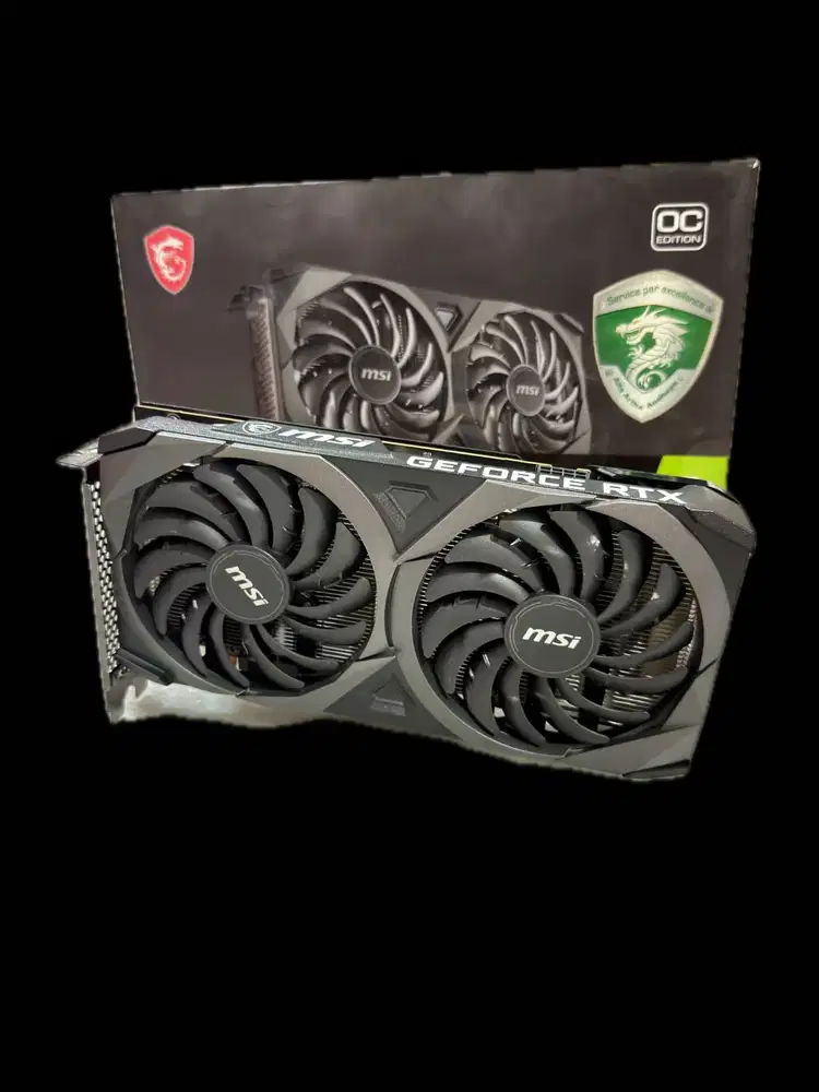 MSI RTX 3060TI VENTUS 2X 8GB GDDR6 VGA DUAL FAN VGA GPU GAMING