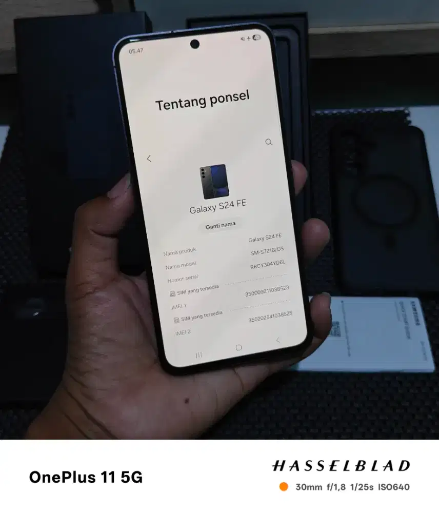 Samsung S24 FE Resmi Sein Fullset Original Mulus