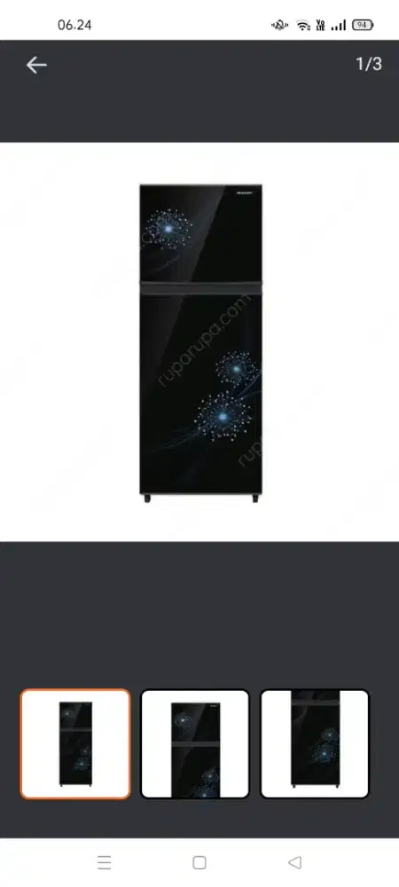 Sharp 187ltr kulkas 2 pintu