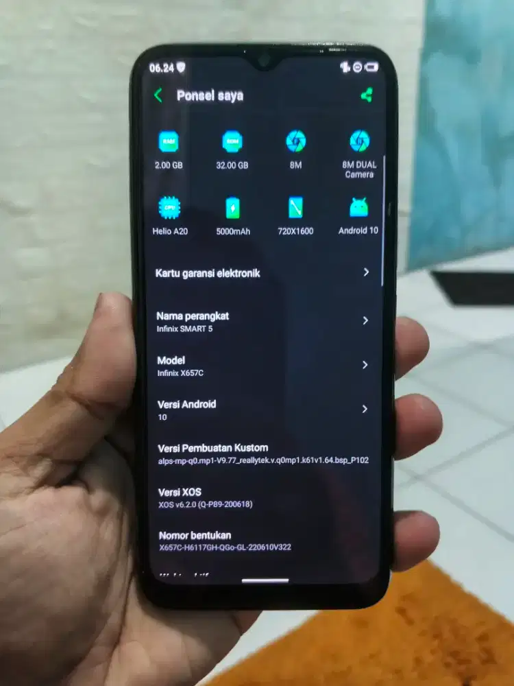 Infinix smart5 2/32gb