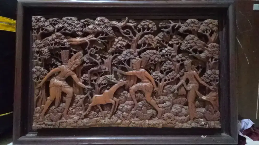 jual pajangan kayu jati