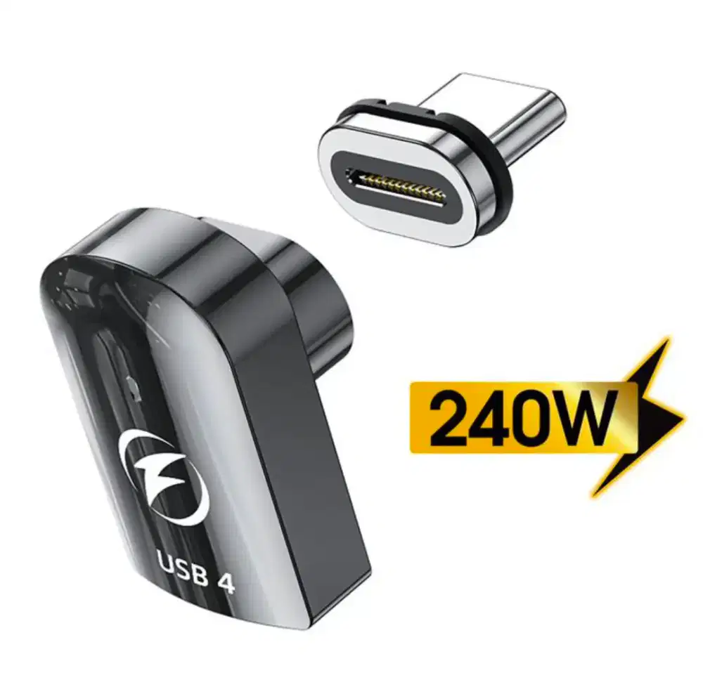 Fonken 240W USB4 Magnetic Connector USB Type C 40Gbps 8K 60Hz Adapter