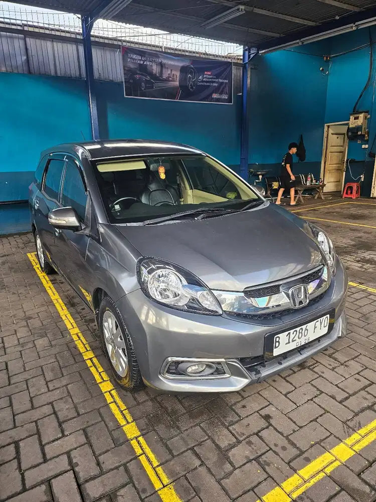 Honda mobilio E cvt 2014 Grey abu lengkap surat2