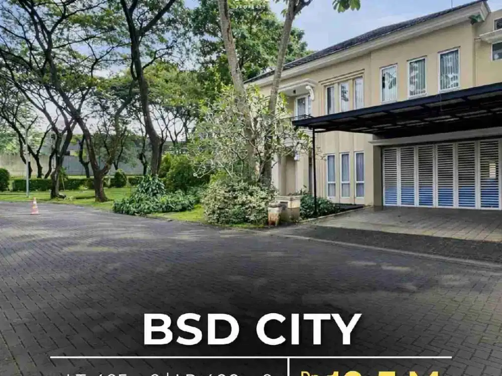 Rumah Cantik Dlm Cluster One Gate System di Bumi Serpong Damai Tangerang Selatan