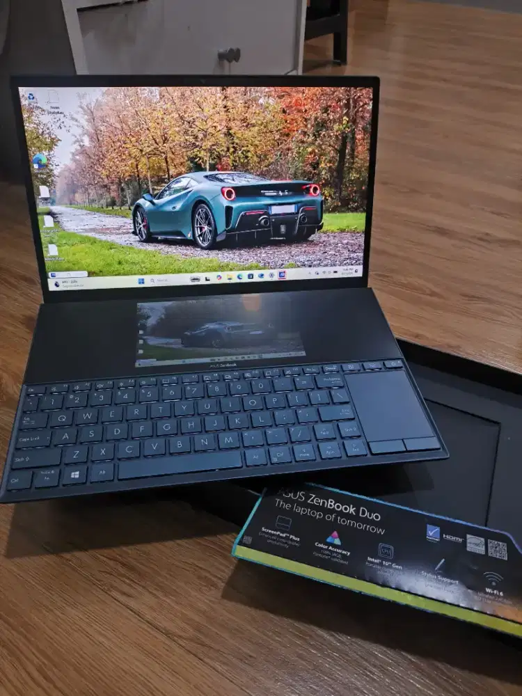 Zenbook duo touchscreen duanya