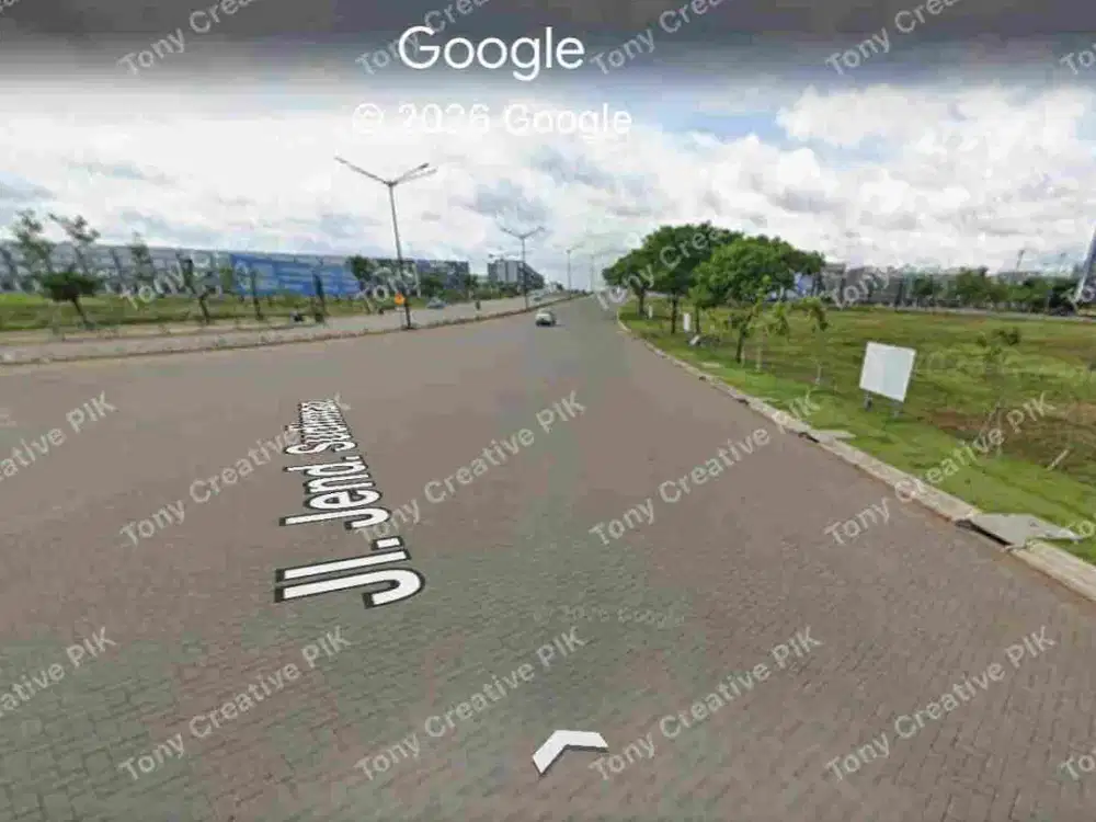 Kavling Komersil 2.220m² Depan Tokyo Riverside – Akses Dua Muka (ROW 50m & 30m)