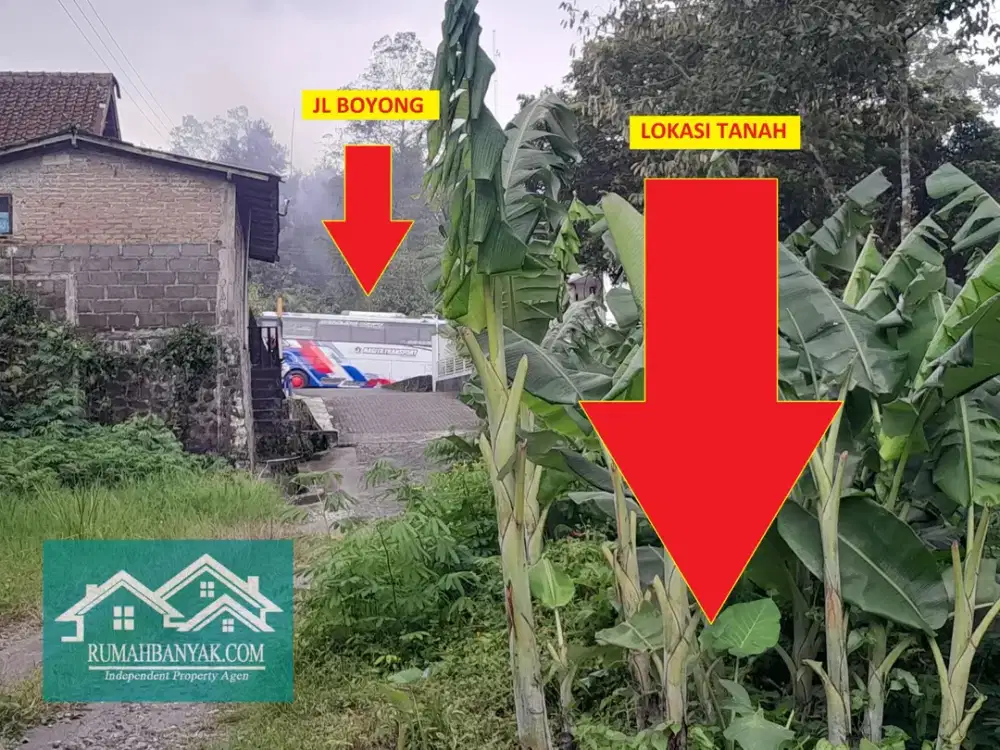 Jual Tanah Murah Dekat Suraloka Kaliurang Cocok Untuk Villa & Hunian