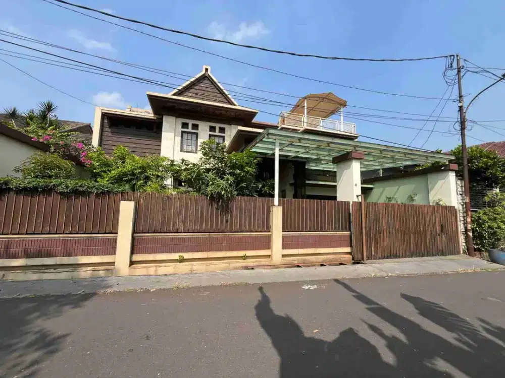 Rumah Mewah Swimming Pool Indoor Di Veteran Bintaro Jakarta Selatan Dekat Gerbang Tol Veteran