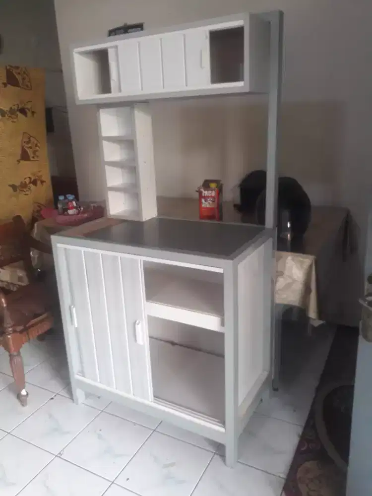 Rak dapur rangka besi hollo anti karat