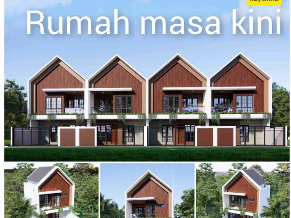 dijual rumah baru model scandenavian siap huni, harga bersaing, hanya beberapa menit ke kampus UII Yogya.