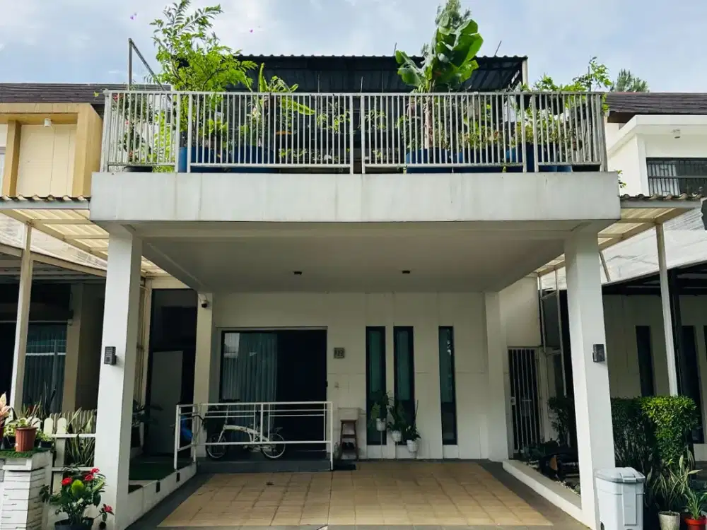 RUMAH FULL RENOV JUAL MURAH KONDISI RAPIH DI FORESTA BSD