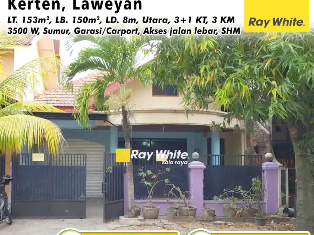 Dijual Rumah Siap Huni di Kerten Belakang Lokananta