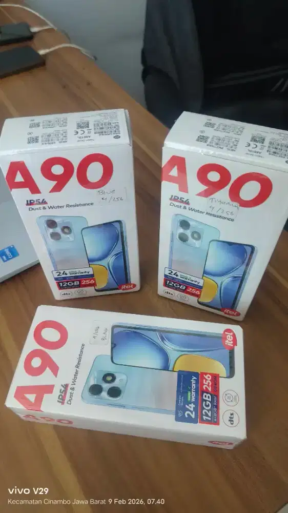 Itel A90 4+8/256gb baru segel pabrik bergaransi resmi PROMO