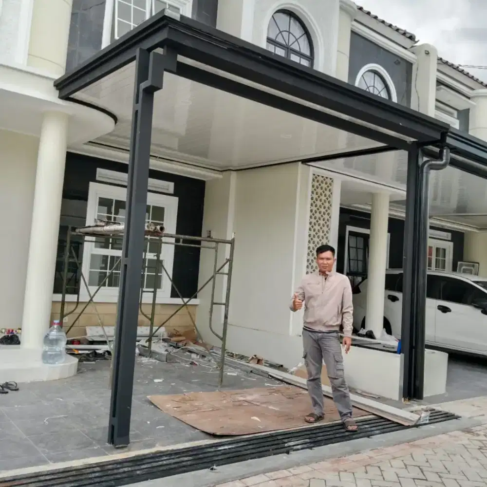 Kanopi atap minimalis