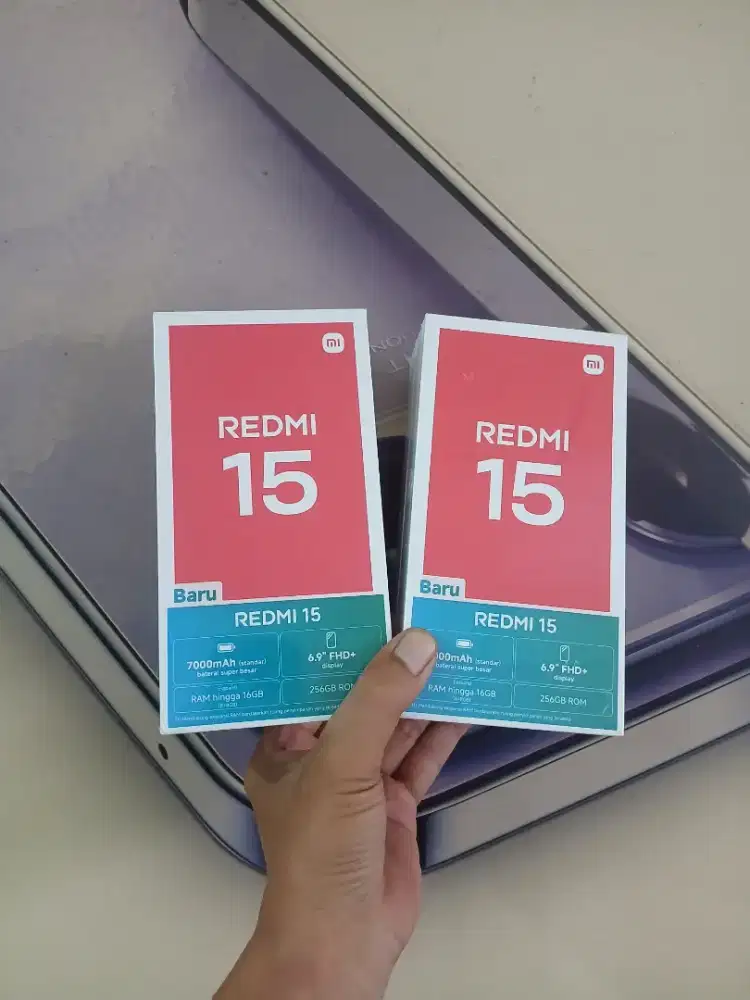 Berminat silahkan WA Xiaomi Redmi 15 NFC 8+8/256 Garansi resmi 15bln