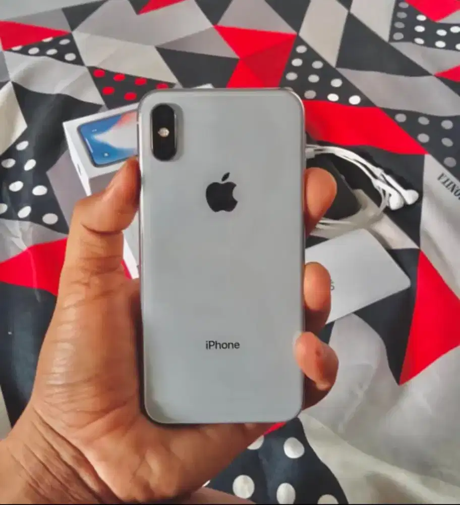 iPhone X 256GB White Lengkap
