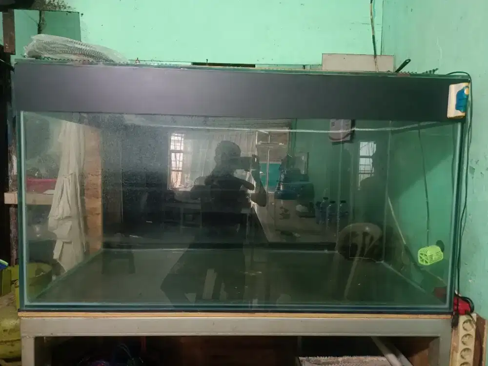 Aquarium dan rak + sump filter
