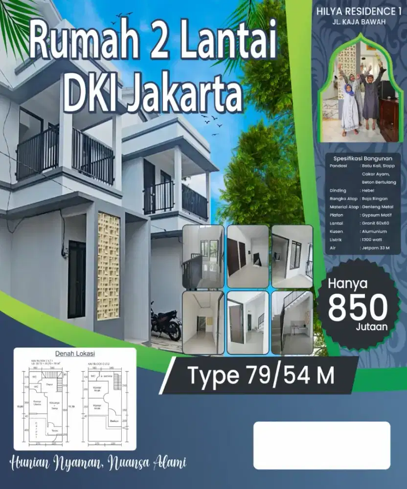 Rumah murah minimalis modern DKI Jakarta
