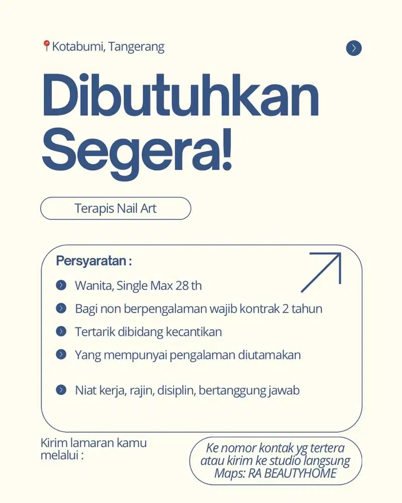 LOWNGAN KERJA NAIL ART