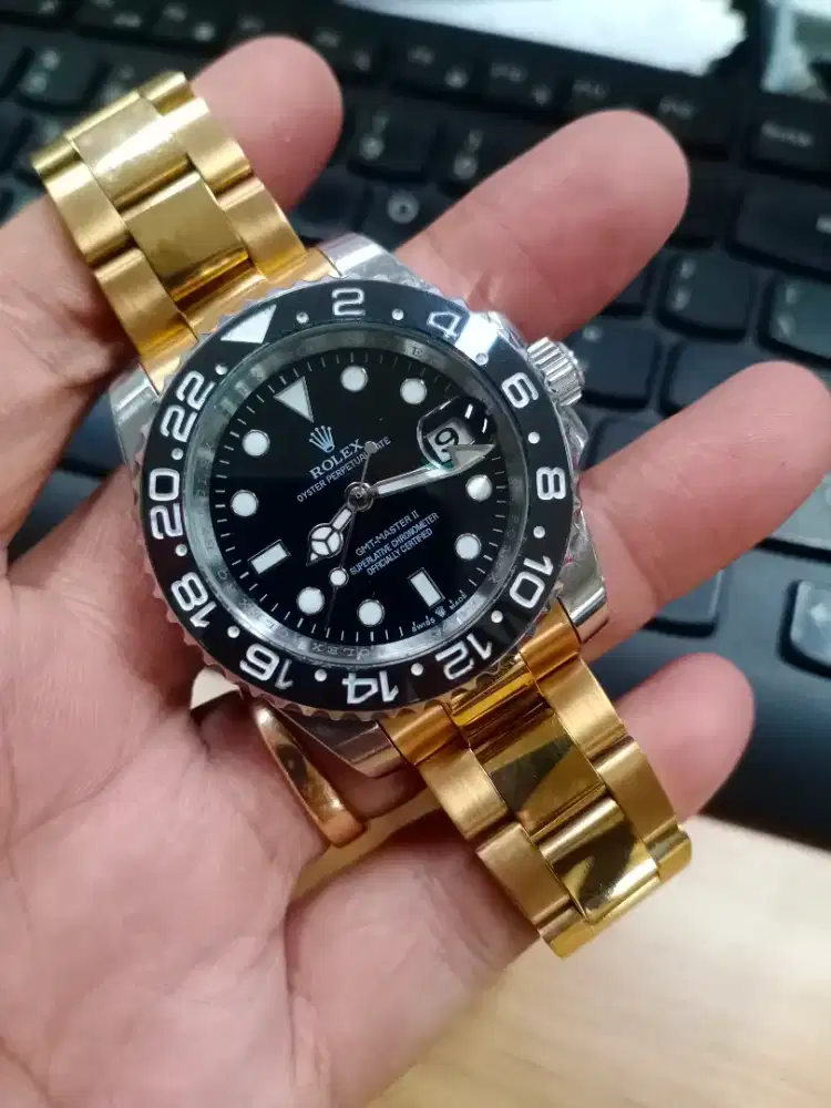 Jam pria GMT master 2 body swiss