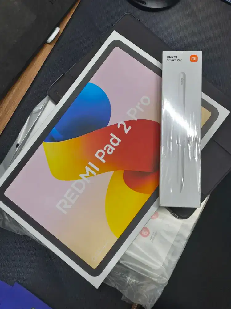 Redmi Pad 2 Pro, komplit full set, keyboard dan smart pen