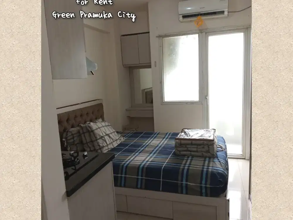 Sewa Gratis Ipl Selamanya , Unit Cozy,Sewa 6Bulan Studio Furnish Cakep Lt.Rendah City View