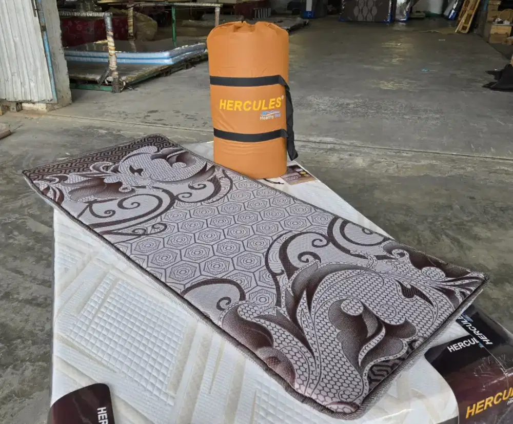 Kasur travelbed tipis 3 cm 1 badan 70 x 180