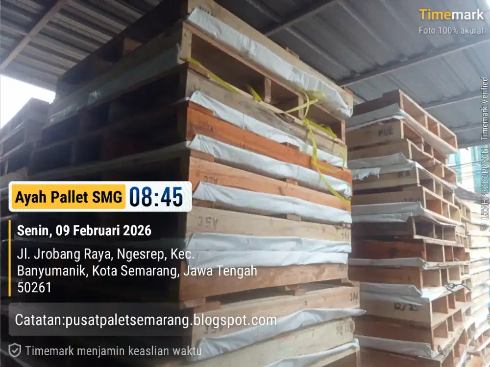 Palet kayu 110 x 110 kayu keras planer