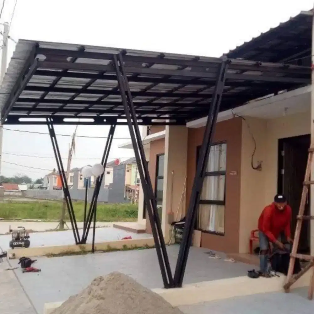 Jasa pasang kanopi baja ringan