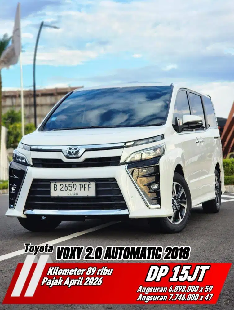 MPV mewah, kabin lega, dan super nyaman  Voxy 2.0 AT 2018!