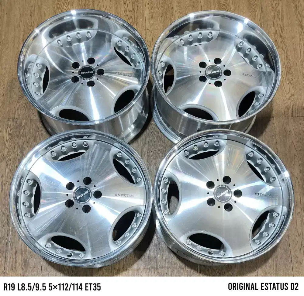 Jual velg original japan ESTATUS R19 siap pakai