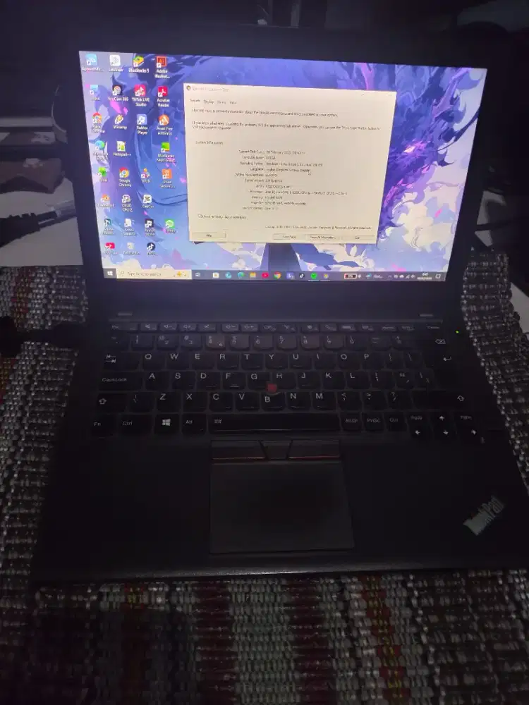 Laptop Lenovo x260 Ram 8 SSD 256