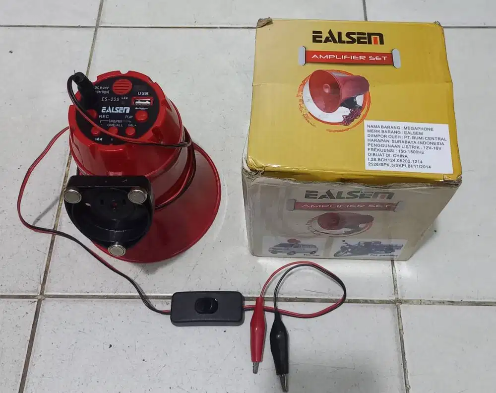 Speaker/Corong Untuk Dagang Es Krim/Tahu Bulat dll.Ex Display,murahNET