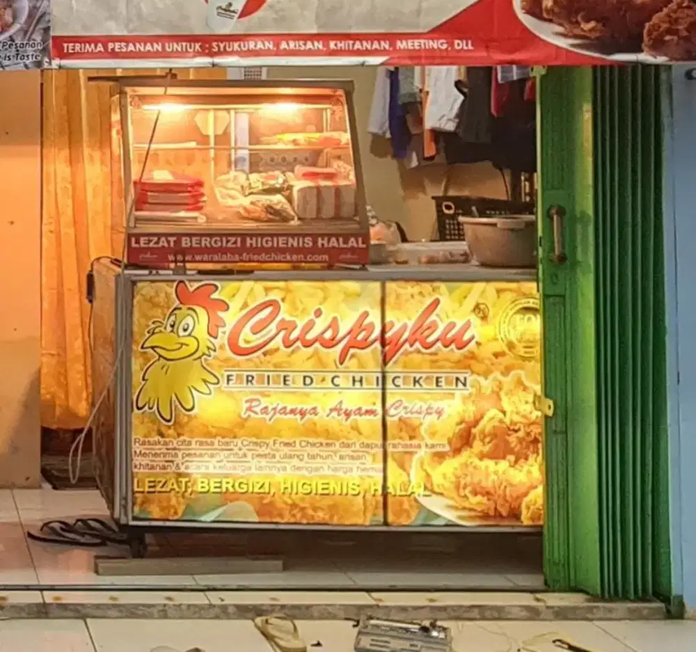 Dijual Gerobak dan etalase ayam