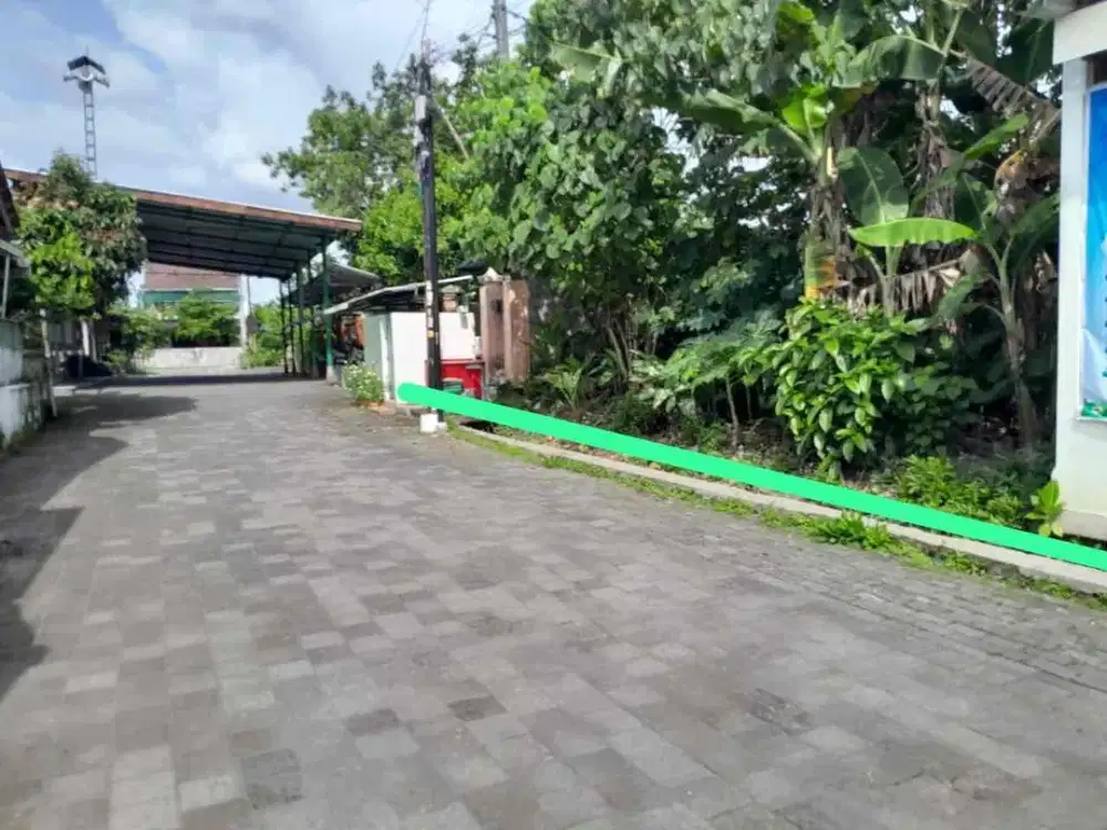 Dijual Tanah Bagus Pekarangan dlm ringrud Timur jl Kabupaten