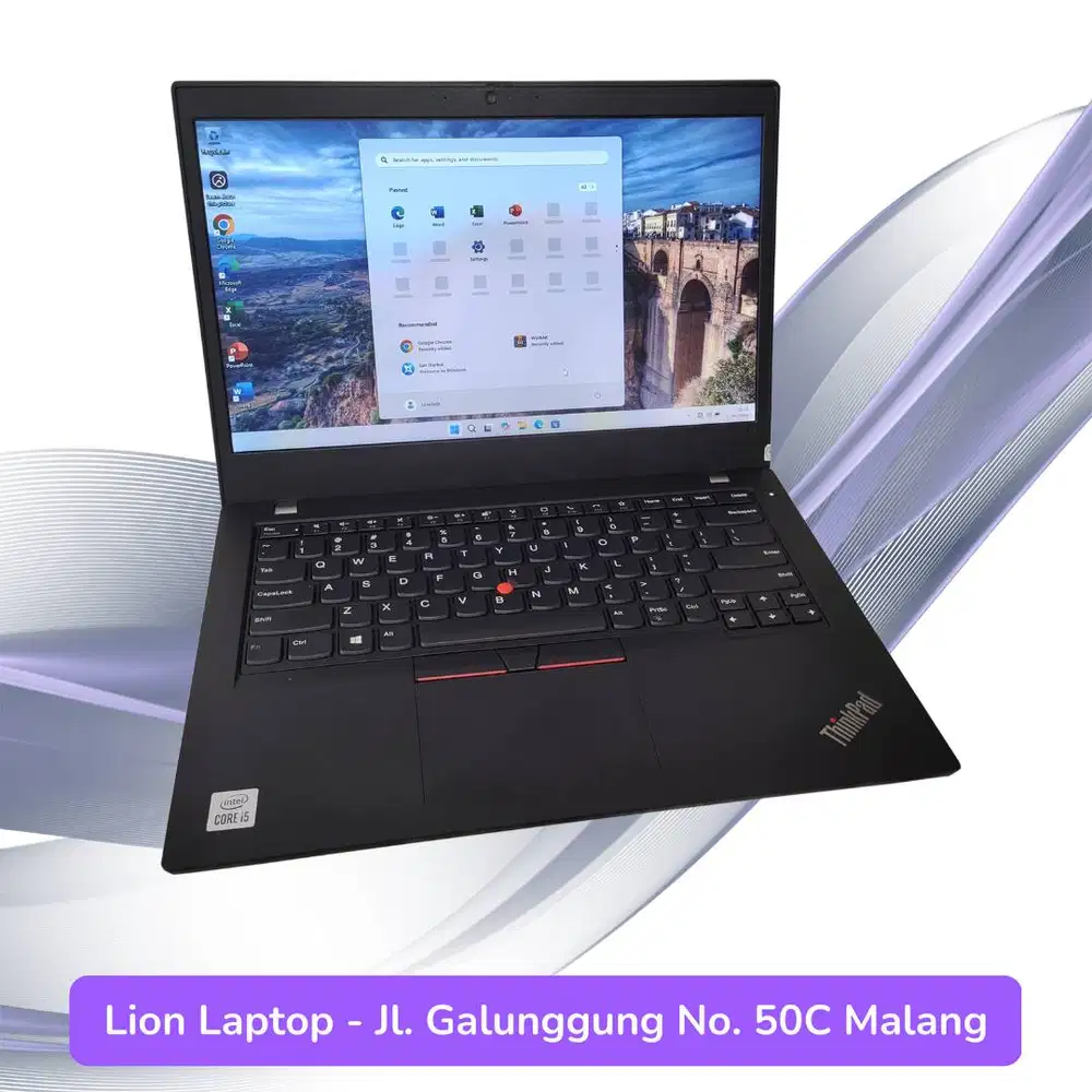 i5 Gen 10 Murah RAM 8GB SSD 256GB Lenovo Thinkpad L14 [09|02]