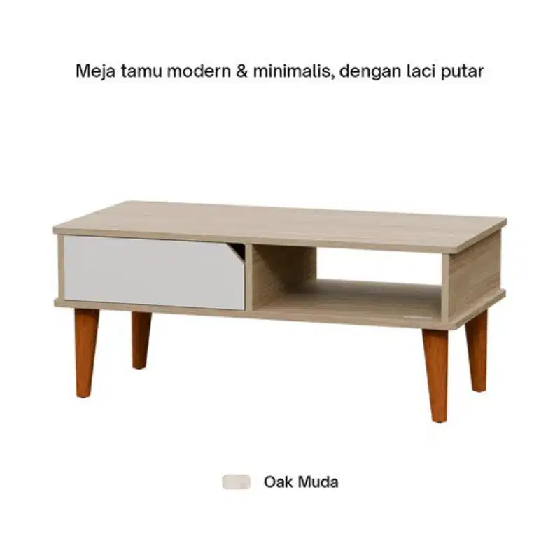 Meja Tamu Coffee Table Buffet Table Kayu Furniture Modern