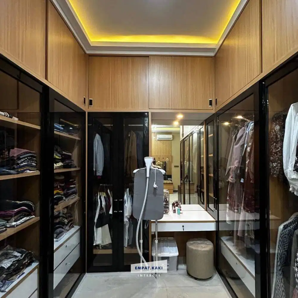 Oak Noir Wardrobe (Lemari Custom)