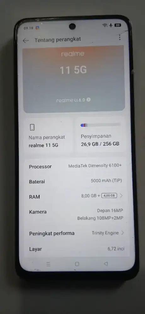 Jual Hp Realme 11. 55
