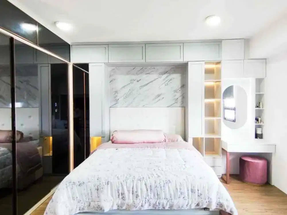 Full furnish mewah‼️Dijual apartemen Puncak kertajaya 2br dekat ITS