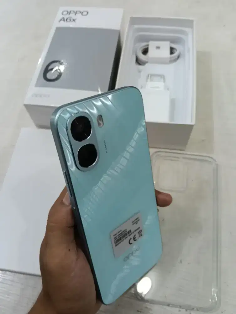 Oppo A6x 6/128 second lengkap masih sangat mulus