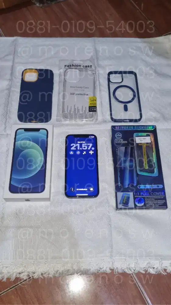 iPhone 12 Blue 256gb ex Digimap (ID/A)